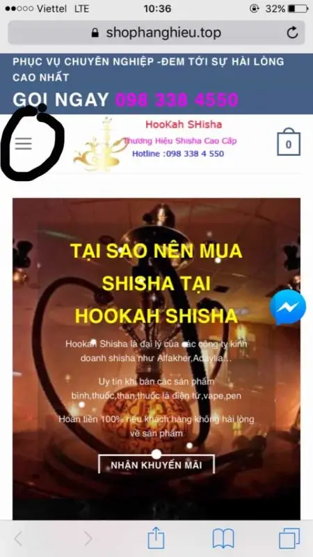 đặt hàng bước 1