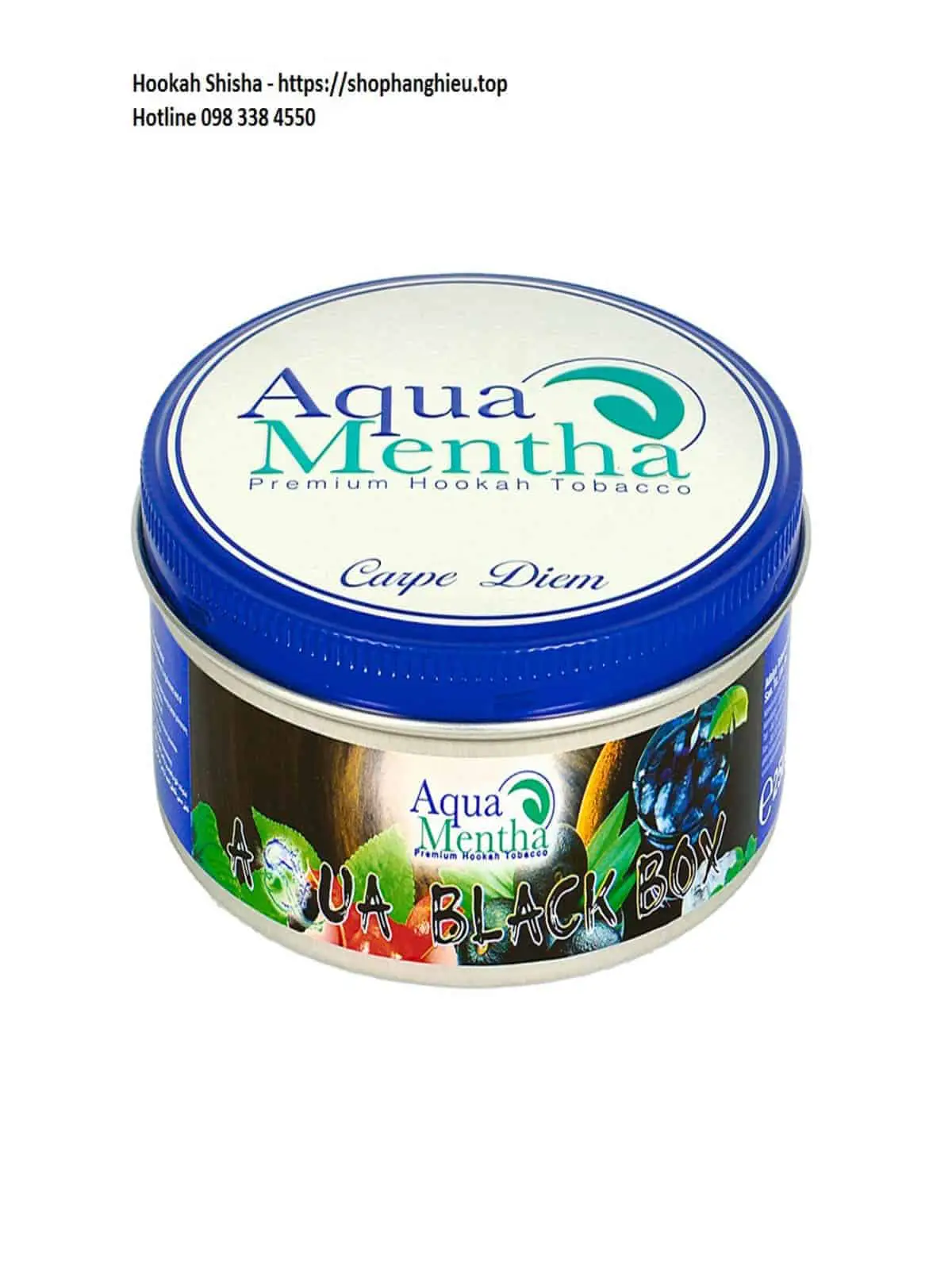 Thuốc shisha Aqua Black Box Mix Đá