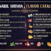 danh sách list shisha Alnabil 1